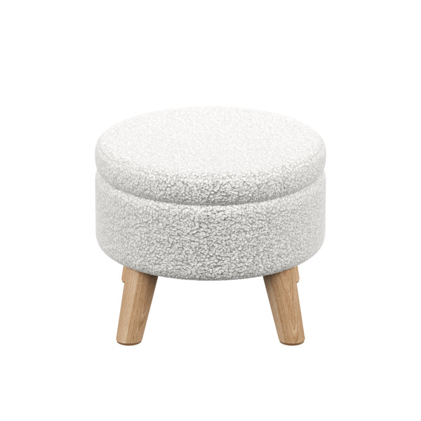 Hocker Teddy DAHN mit Stauraum weiss