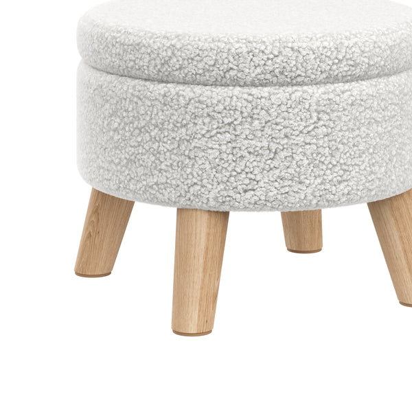 Hocker Teddy DAHN mit Stauraum weiss