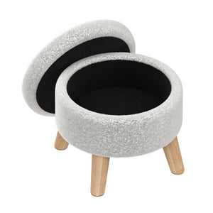 Hocker Teddy DAHN mit Stauraum weiss