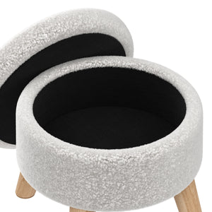 Hocker Teddy DAHN mit Stauraum weiss