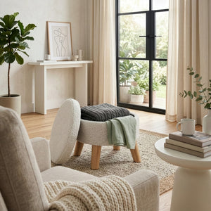 Hocker Teddy DAHN mit Stauraum weiss