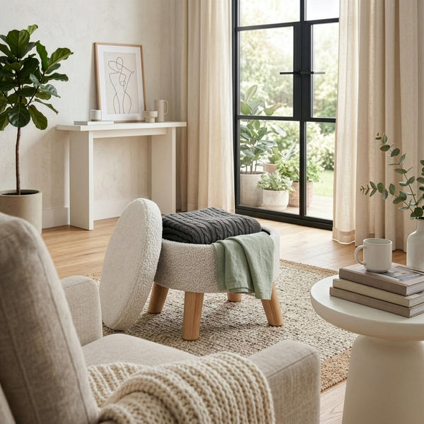 Hocker Teddy DAHN mit Stauraum weiss