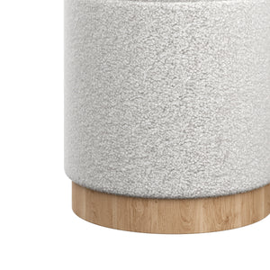 Hocker Teddy DASSEL 2er Set weiss