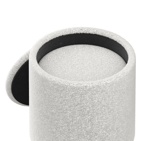 Hocker Teddy DASSEL 2er Set weiss