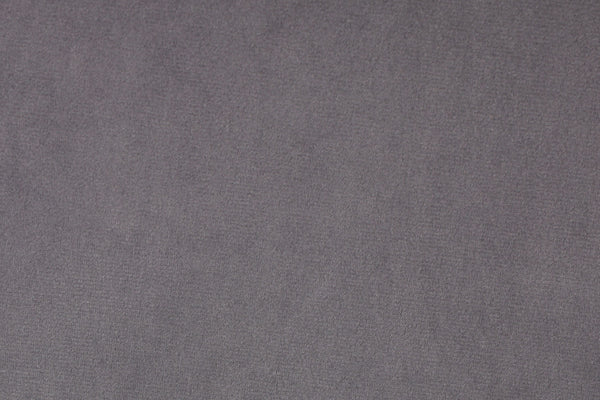 Hocker aus Samt anthrazit/schwarz