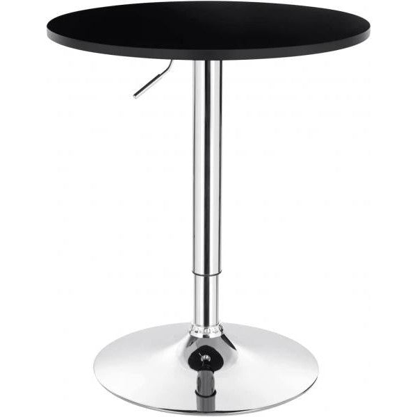 Bartisch höhenverstellbar 68-88 cm Partytisch Schwarz