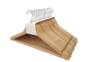 Kleiderbügel Holz natur 20er Set