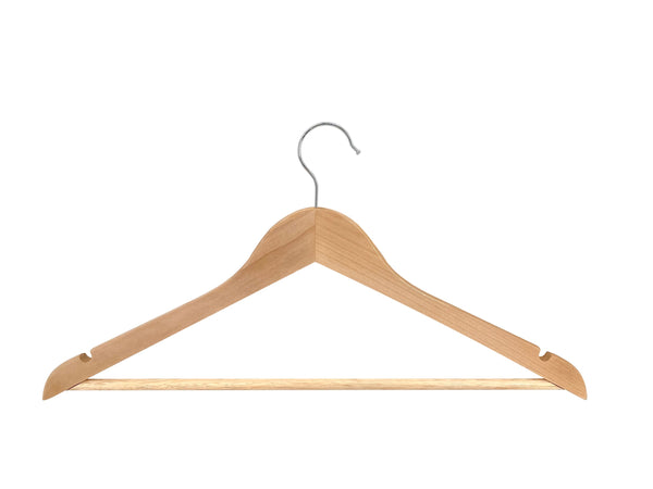 Kleiderbügel Holz natur 20er Set