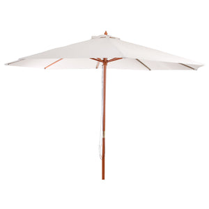 Holz Sonnenschirm Florida 3,5m ~ creme