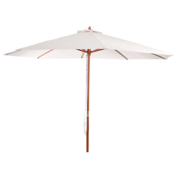 Holz Sonnenschirm Florida 3,5m ~ creme