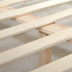 Holzbett 140x200cm Landhausstil Weiss
