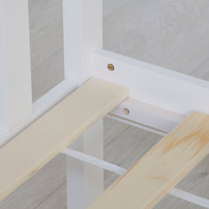 Holzbett Doppelbett 140x200cm Weiss