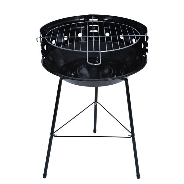 Barbecue à charbon de bois, rond, 33 cm