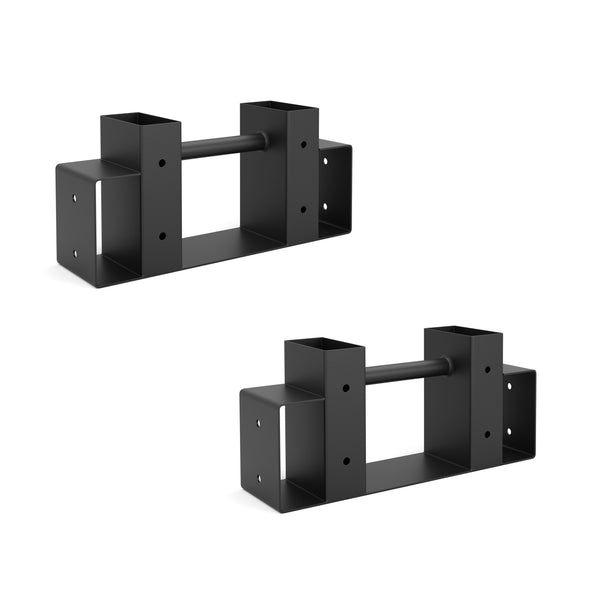 Holzstapelhilfe 2er Set schwarz