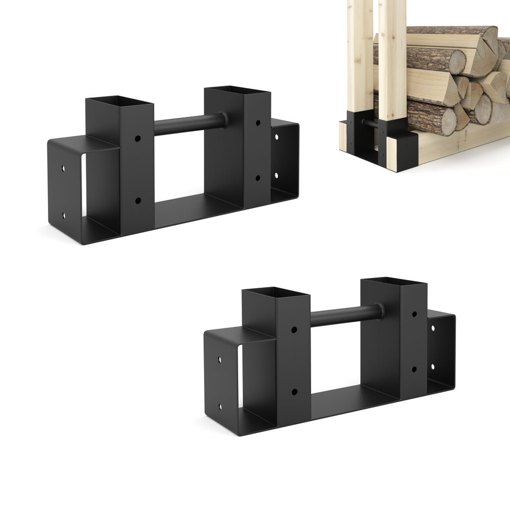 Wooden Stacking Aid 2-Piece Set Black