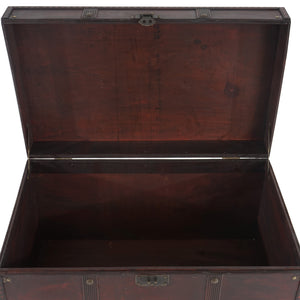Holztruhe Valence Antikoptik 30x57x29cm eckig
