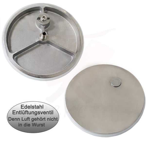 Horizontal Stahl Wurstfüller 7 Liter