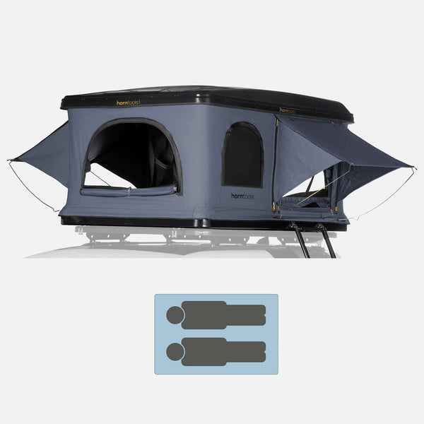 Dachzelt Hartschale Themis für 2 Personen - 140 cm