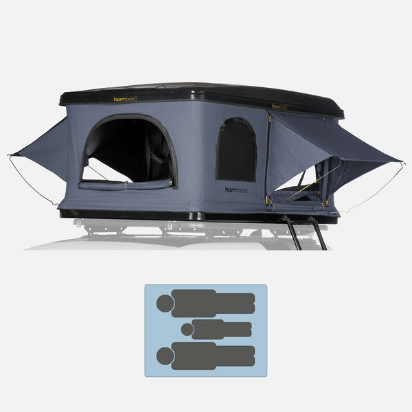 Dachzelt Hartschale Themis für 3 Personen - 165 cm B-Ware