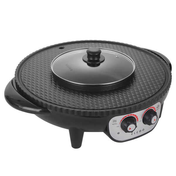 Hot Pot mit Grillplatte 2000W