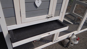 Hühnerstall 2- 3 Hühner Julia mit Legebox + Freigehege