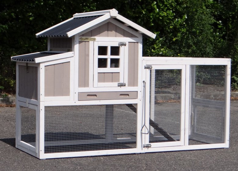 Pollaio per 3 galline, Joas, con tetto in plastica (Pollaio: Pollaio / Accessori: Base per Joas)