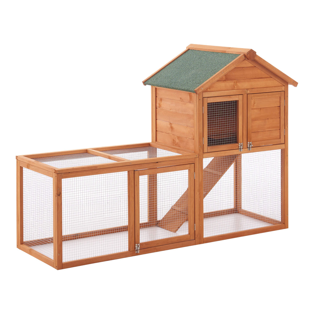 Rabbit hutch Kelkheim 110x160x61cm fir wood
