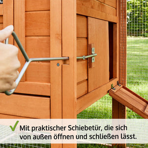 Hühnerstall Hühnervoliere XXL mit Freilauf