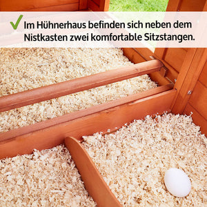 Hühnerstall Hühnervoliere XXL mit Freilauf