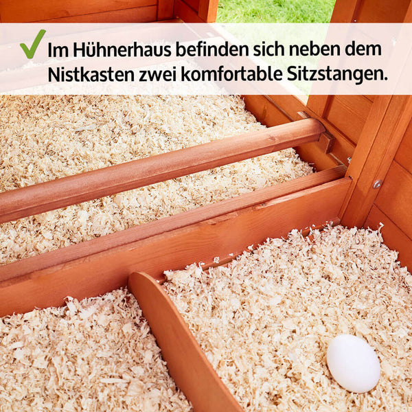 Hühnerstall Hühnervoliere XXL mit Freilauf