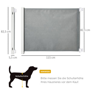 Hunde Türschutzgitter Treppenschutzgitter Treppenschutz 115x82.5cm