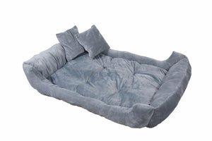 Hundebett SCHNUFFEL grau
