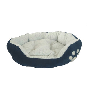 Hundebett 60 x 55 x 15 cm blau