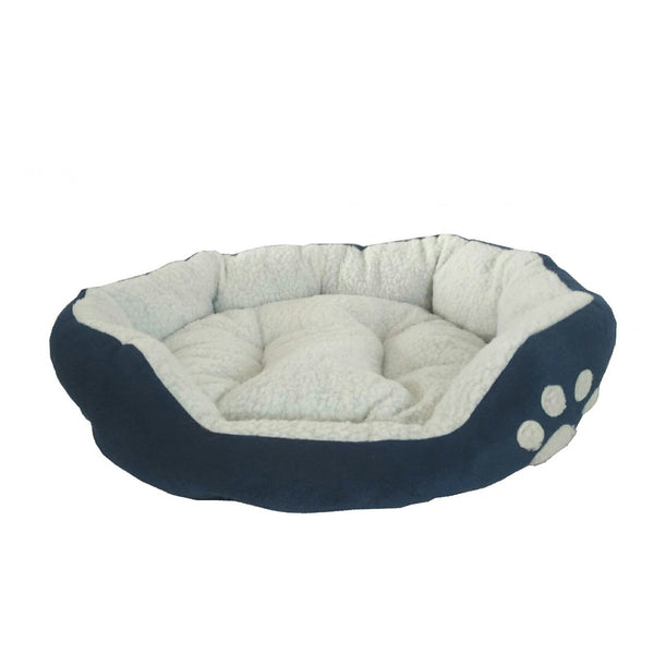 Hundebett 60 x 55 x 15 cm blau