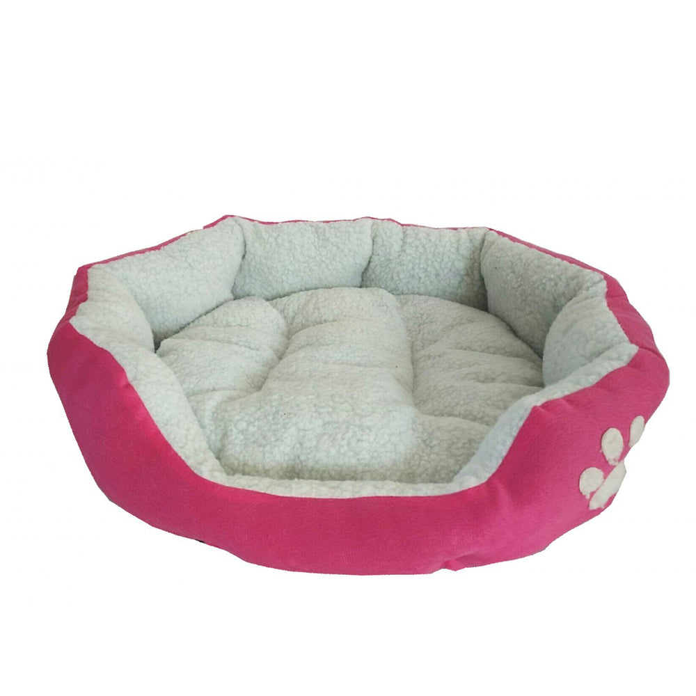Pink dog bed 60 x 55 x 15 cm