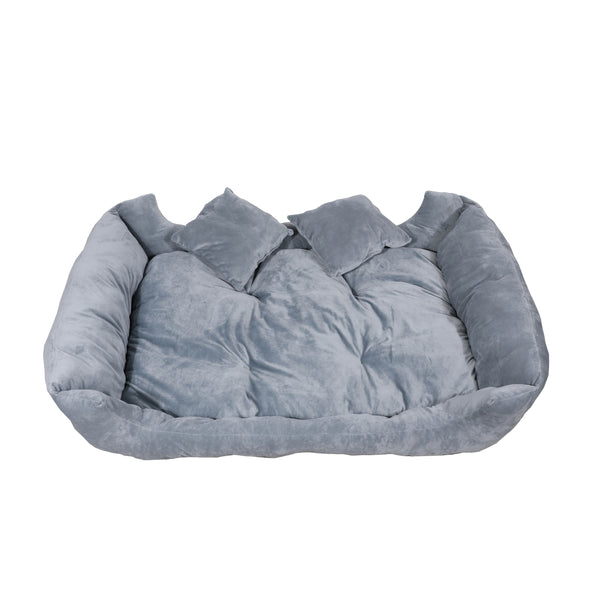 Hundebett SCHNUFFEL grau