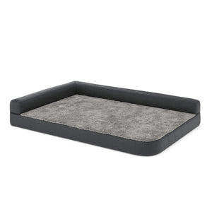 Hundebett orthopädisch WINSTON 120 x 80 cm grau