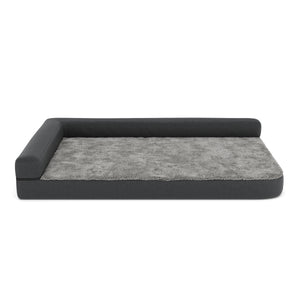 Hundebett orthopädisch WINSTON 120 x 80 cm grau