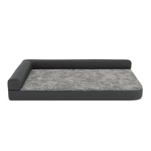 Hundebett orthopädisch WINSTON 120 x 80 cm grau