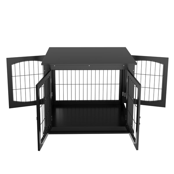 Trasportino per cani 81 x 58 x 66 cm nero