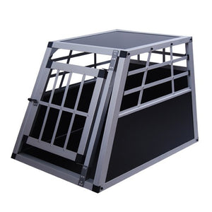 Boîte de transport pour chien en aluminium, petite