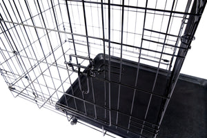Cage de transport pliable, taille S, noire