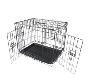 Cage de transport pliable, taille S, noire