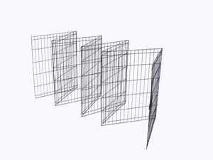 Hundelaufgitter 91 cm hoch