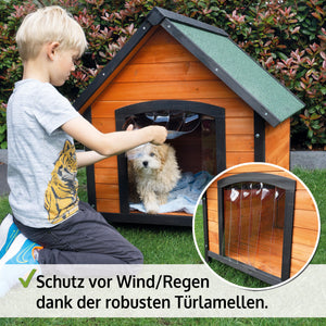 Hundehütte Luna L Wetterfest mit Dachluke