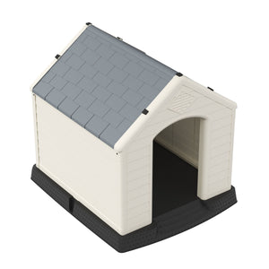 Hundehütte GOODBOY 87 x 78 cm beige/grau