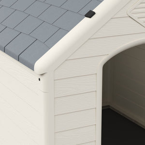 Hundehütte GOODBOY 87 x 78 cm beige/grau