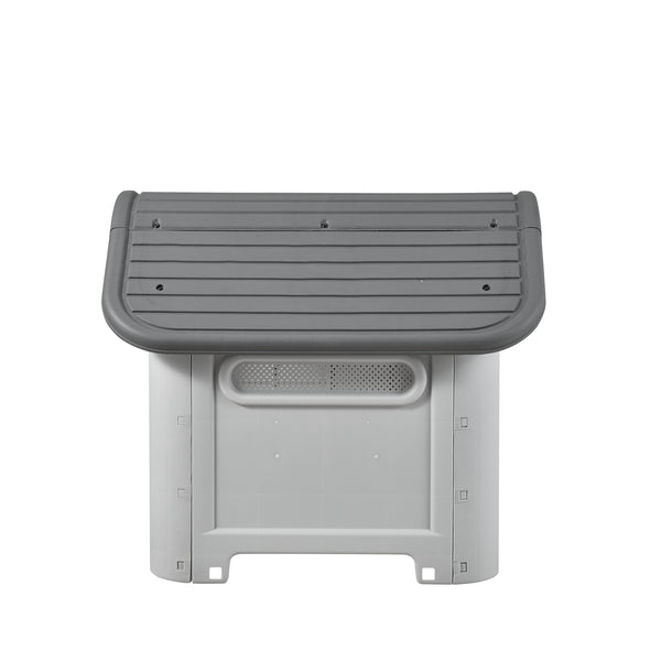 Hundehütte Barry 75x59x66cm Grau