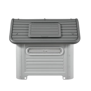 Hundehütte Barry 87x72x75.5cm Grau