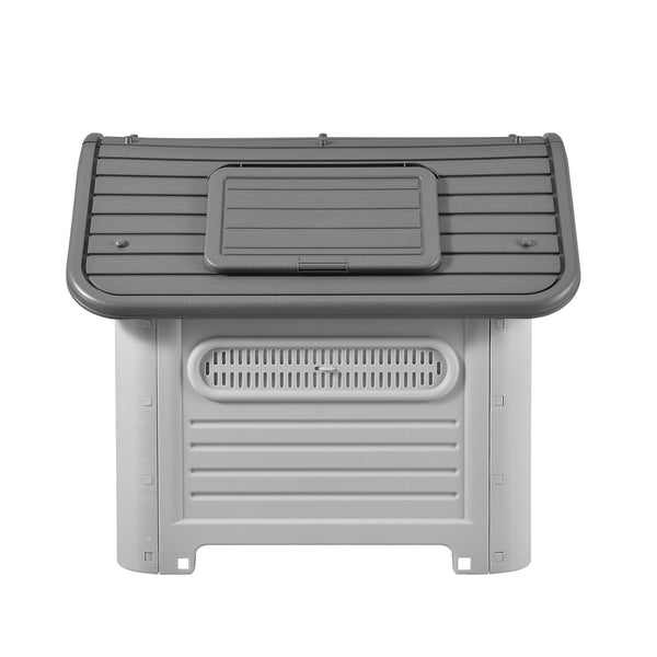 Hundehütte Barry 87x72x75.5cm Grau